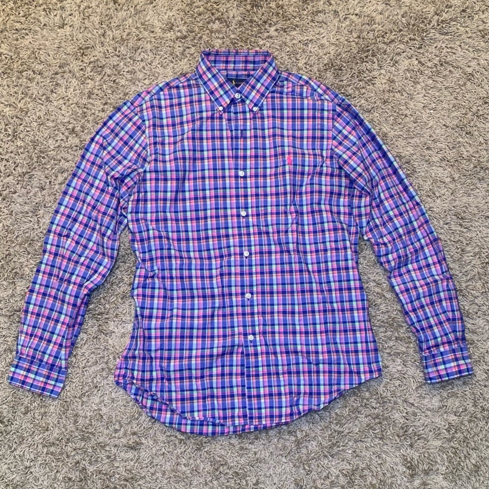 Men’s Medium Polo Button Down Shirt